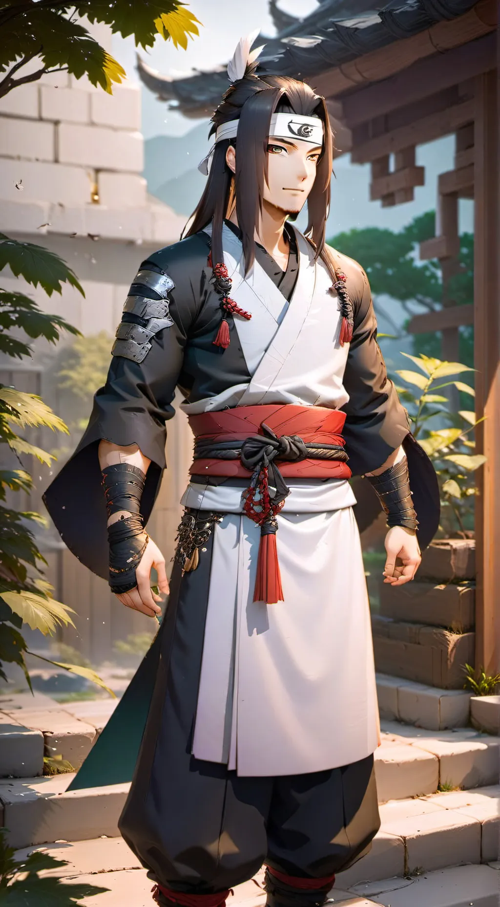 ai character: neji Hyuga background