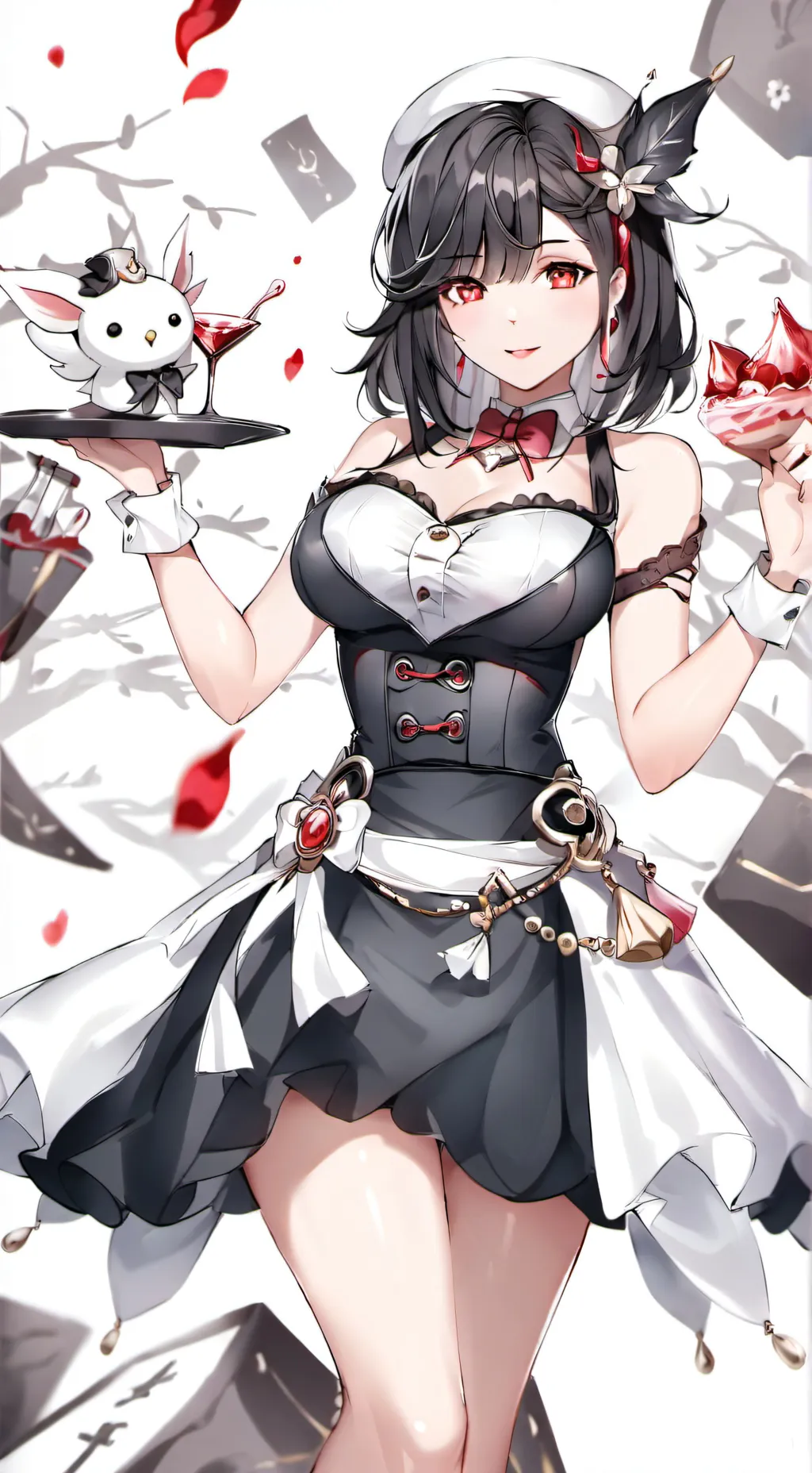 ai character: spy waitress background