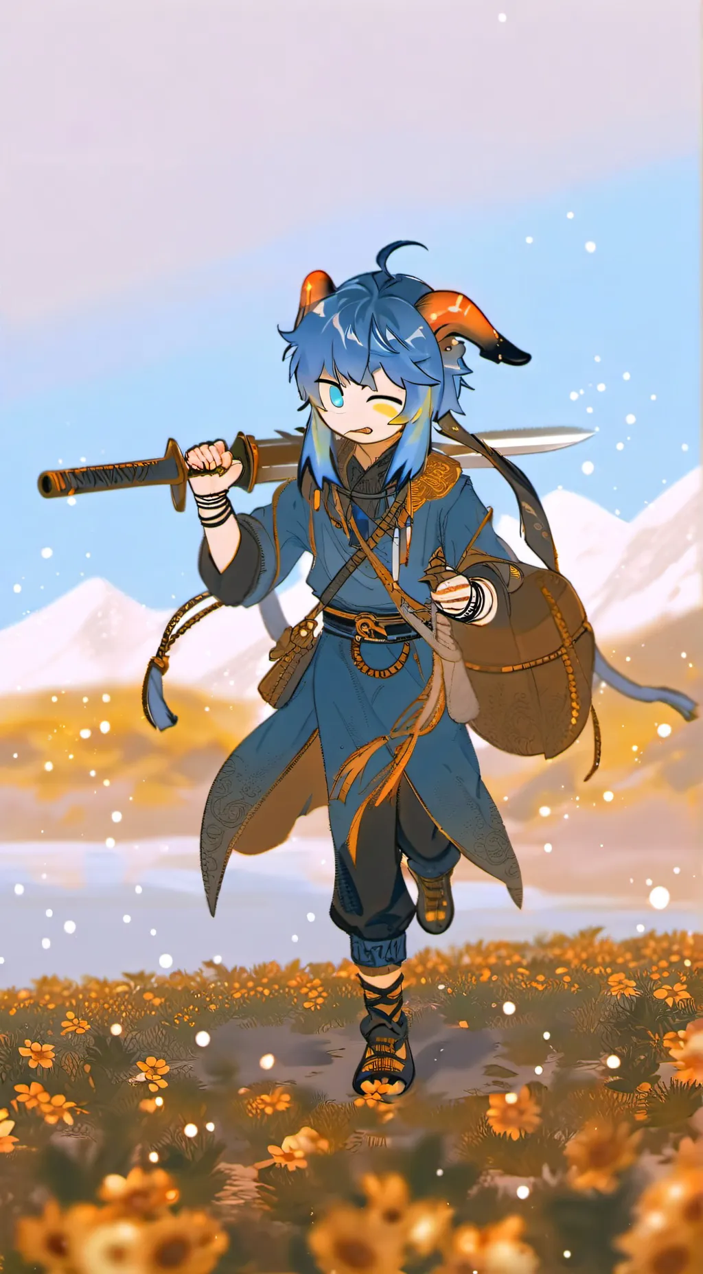 ai character: grater background