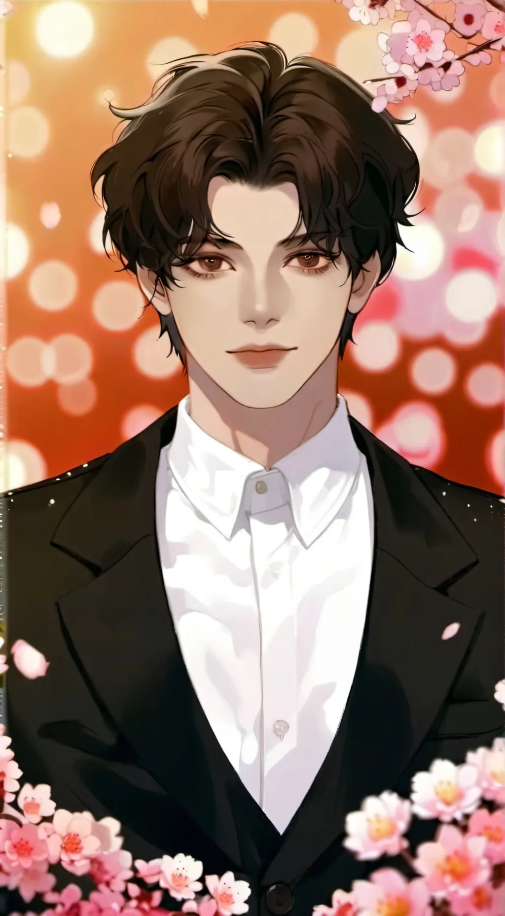 ai character: .."| 🌷..hyun..🌷 |" background