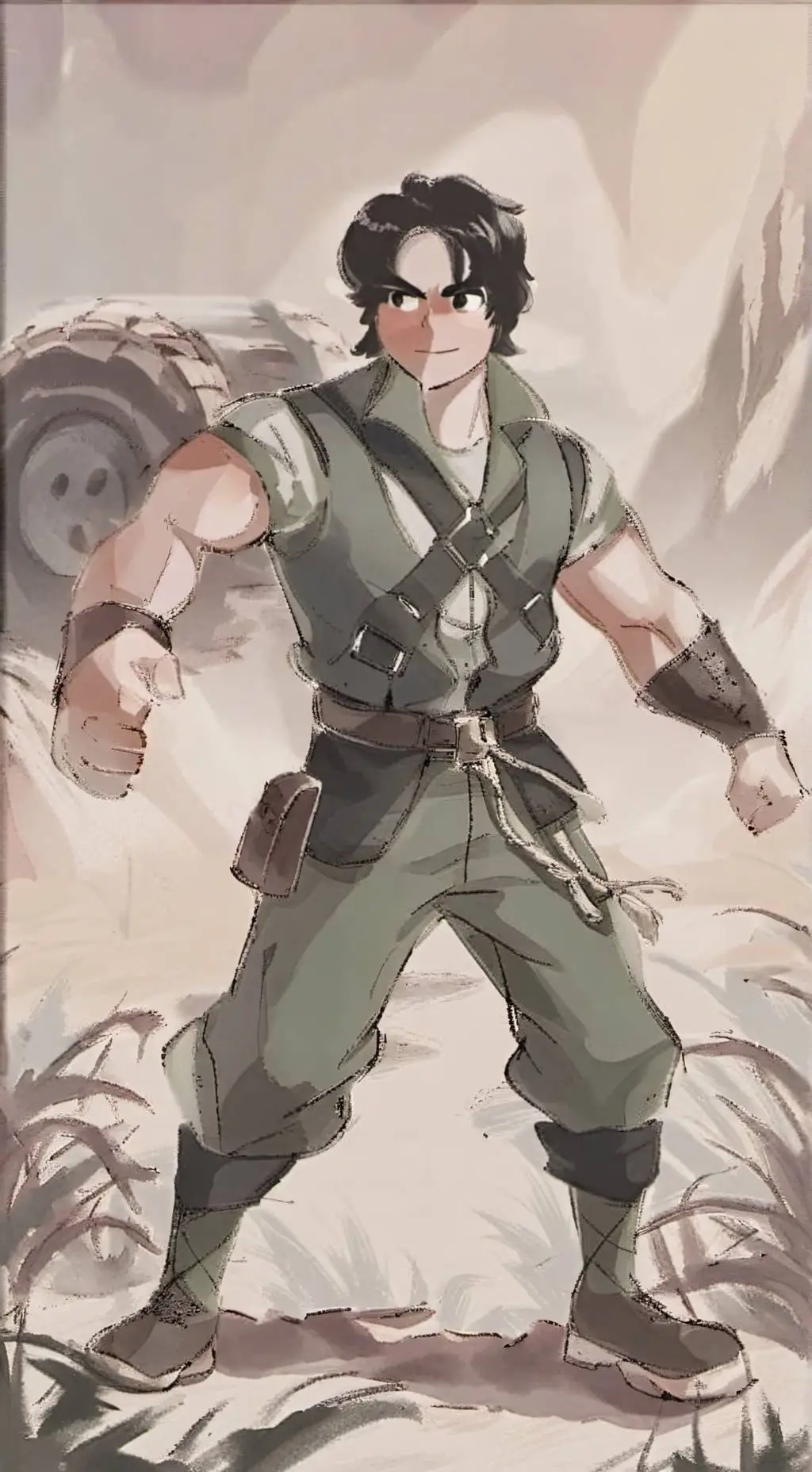 ai character: Endon background