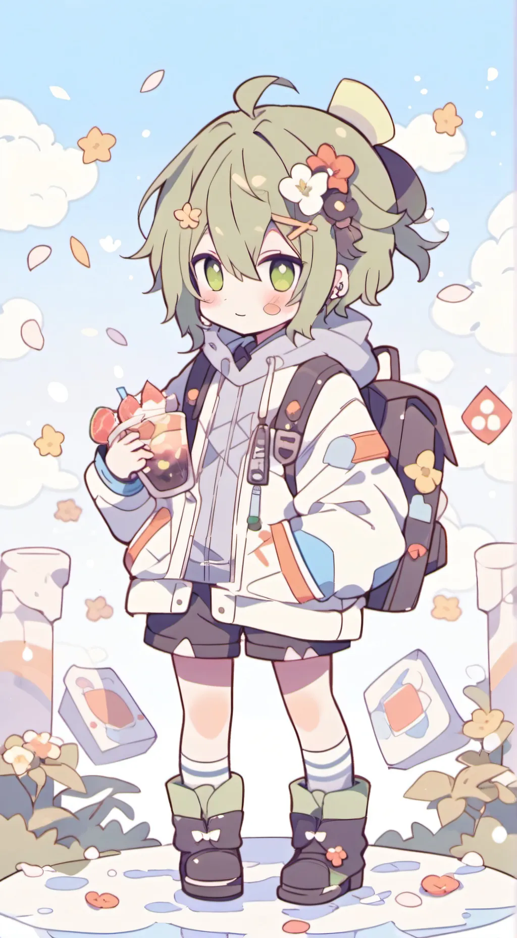 ai character: idolish7  background
