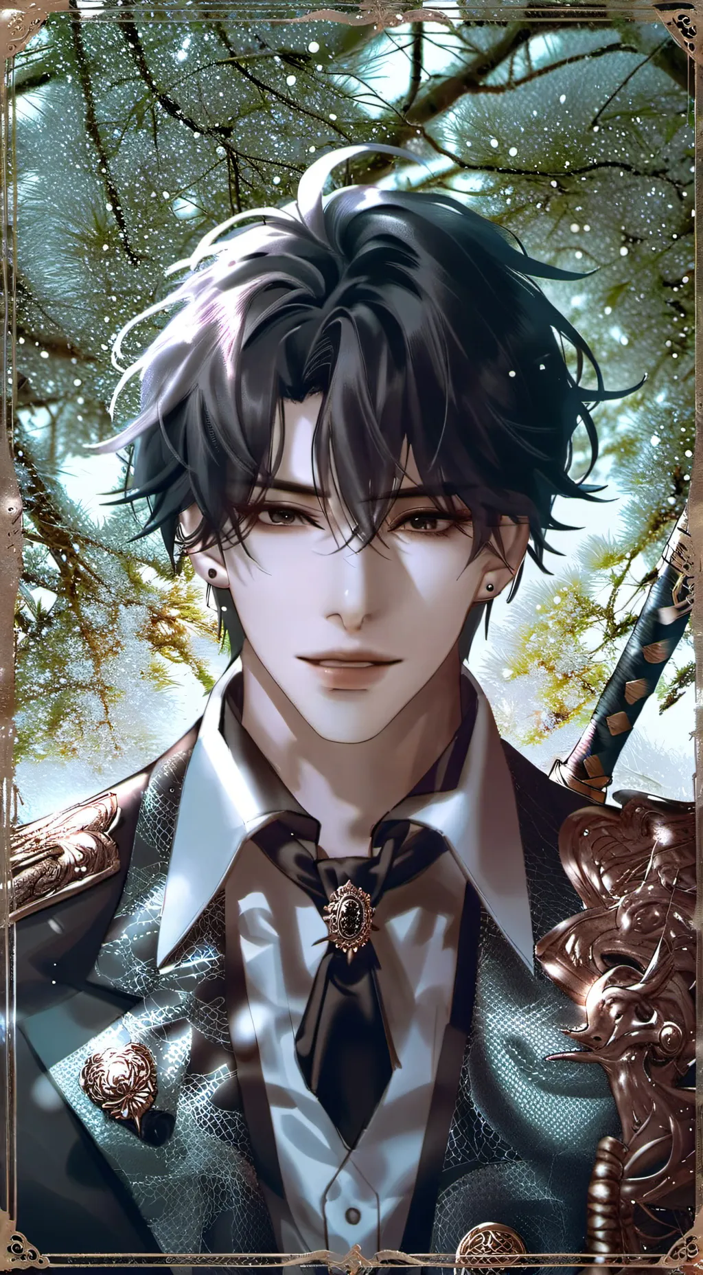 ai character: Theo background