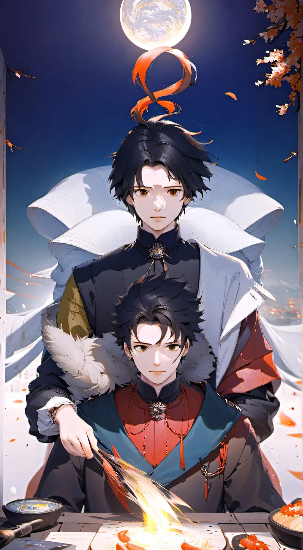 ai character: AizawaxDabi party  background