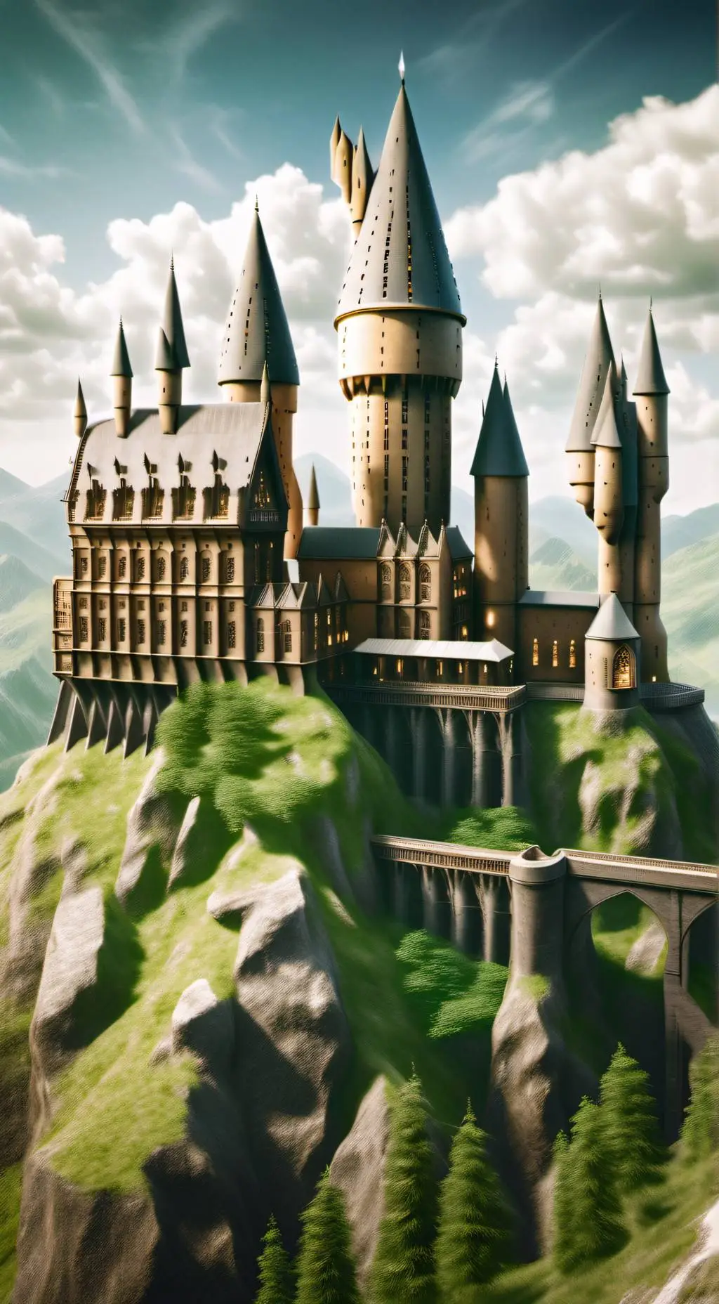 ai character: Hogwarts background