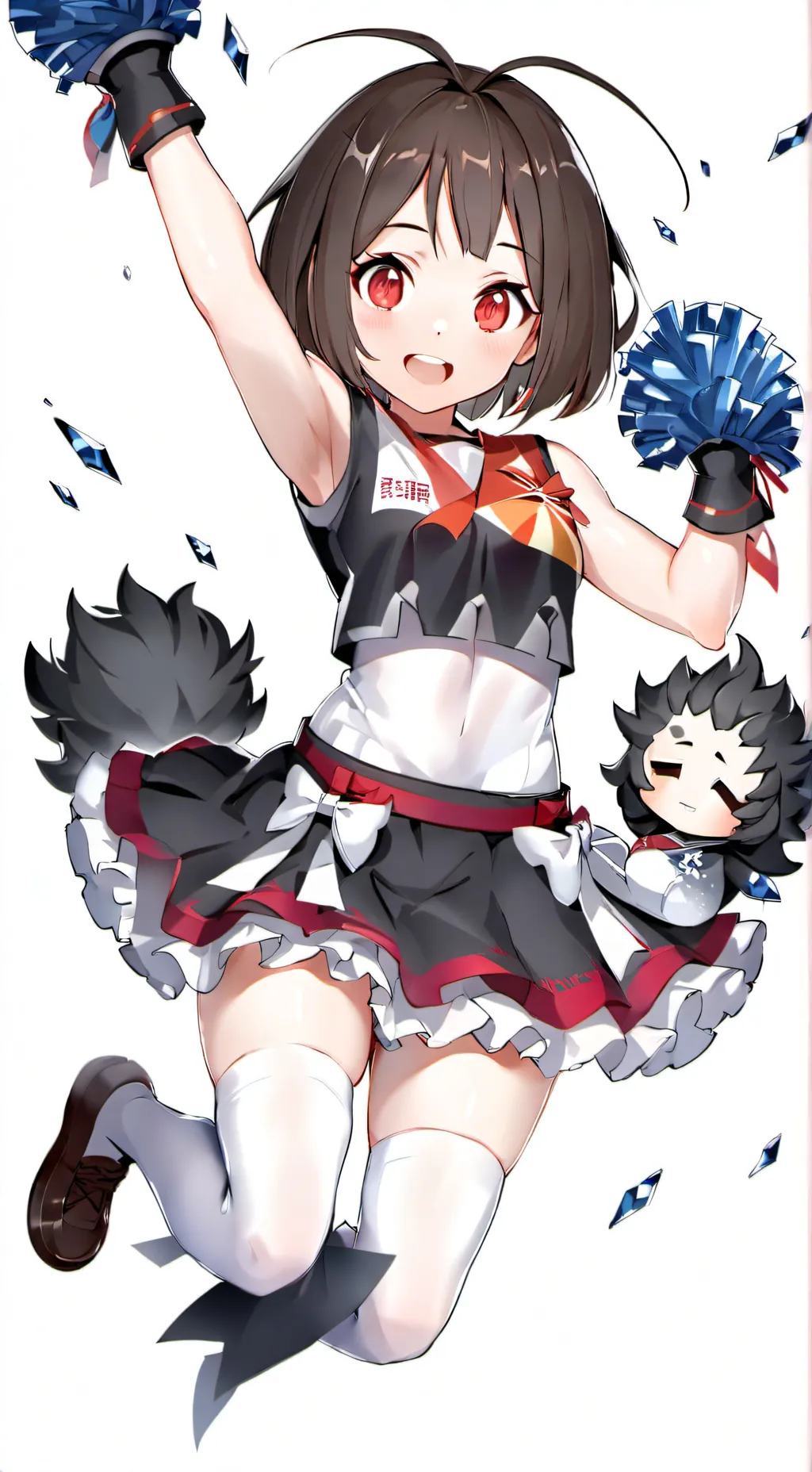 ai character: Mha bunny outfit background