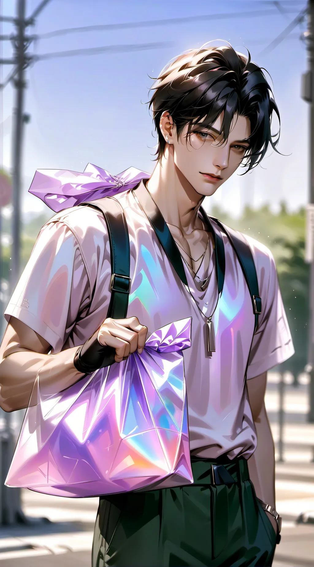 ai character: 🍜Bruce🍲 background