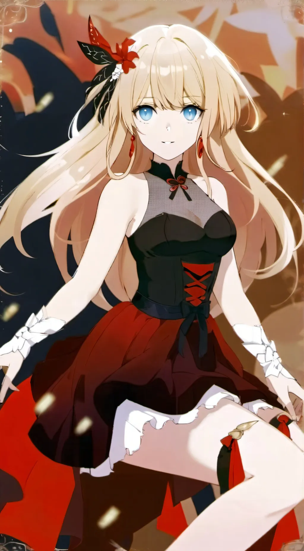 ai character: Luna background