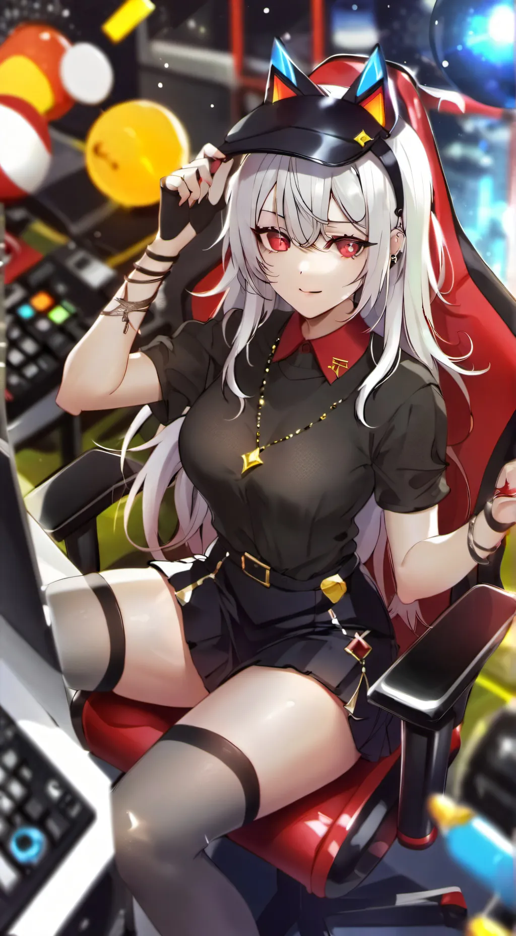 ai character: candy❤️💕❤️ background