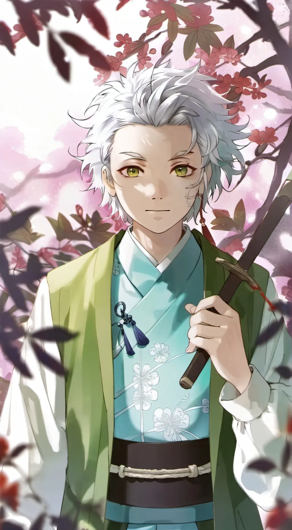 ai character: sanemi shinazugawa background