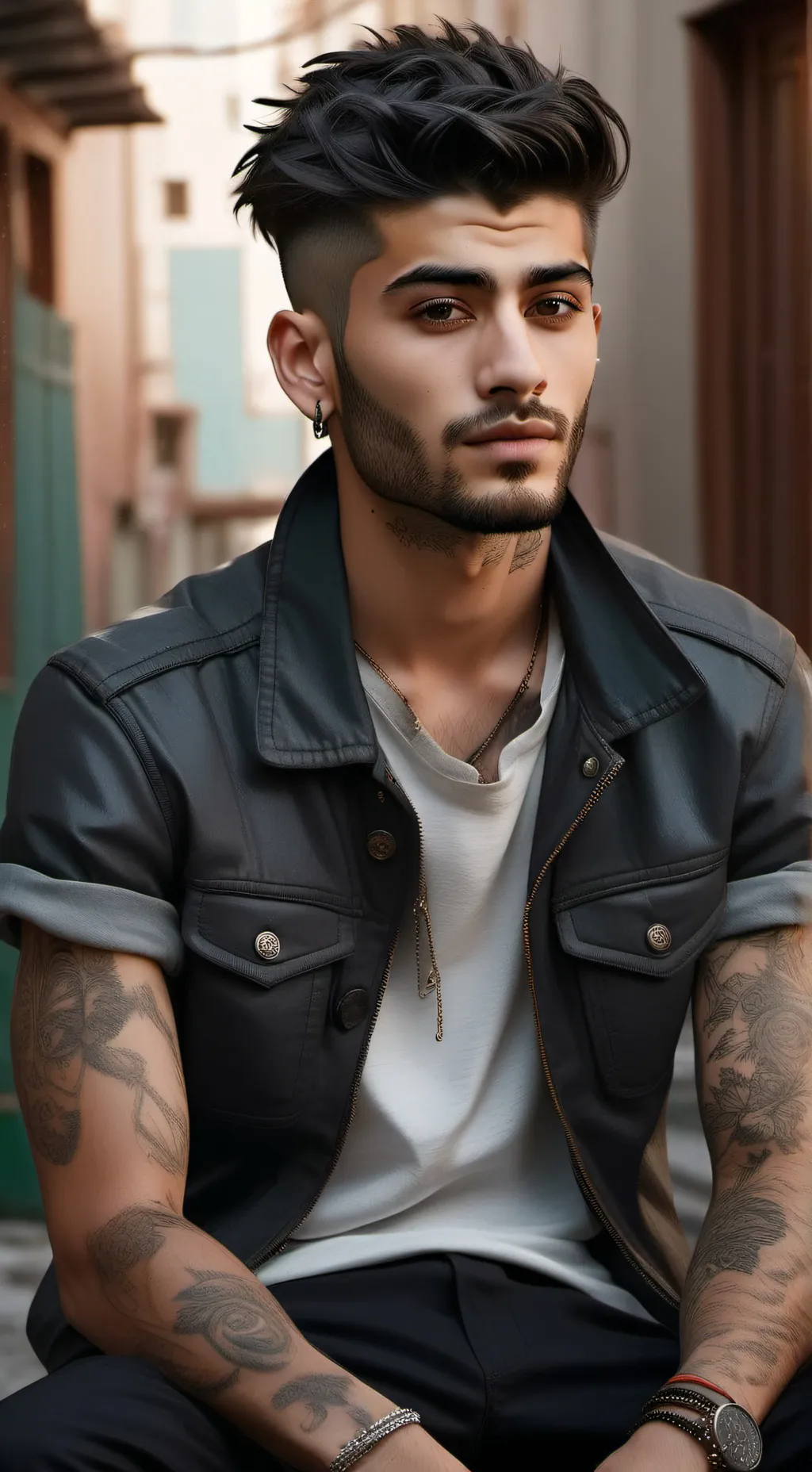 ai character: one direction background
