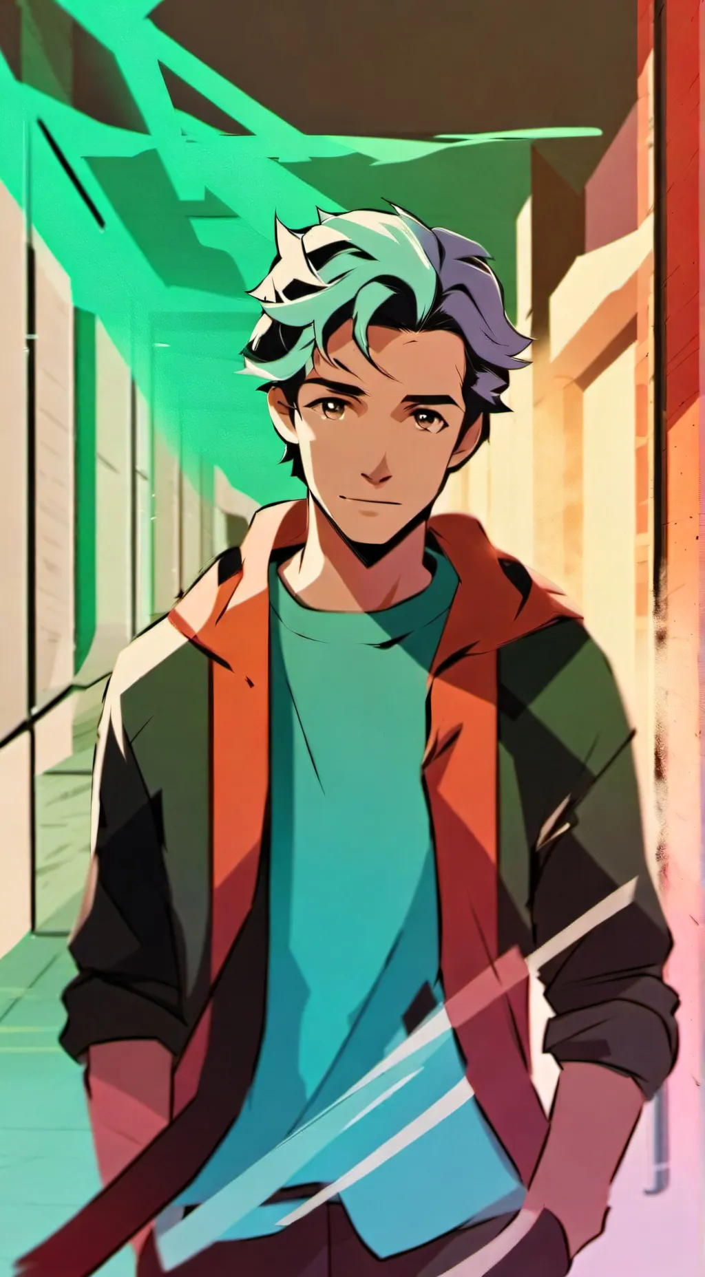 ai character: Luke Garcia  background