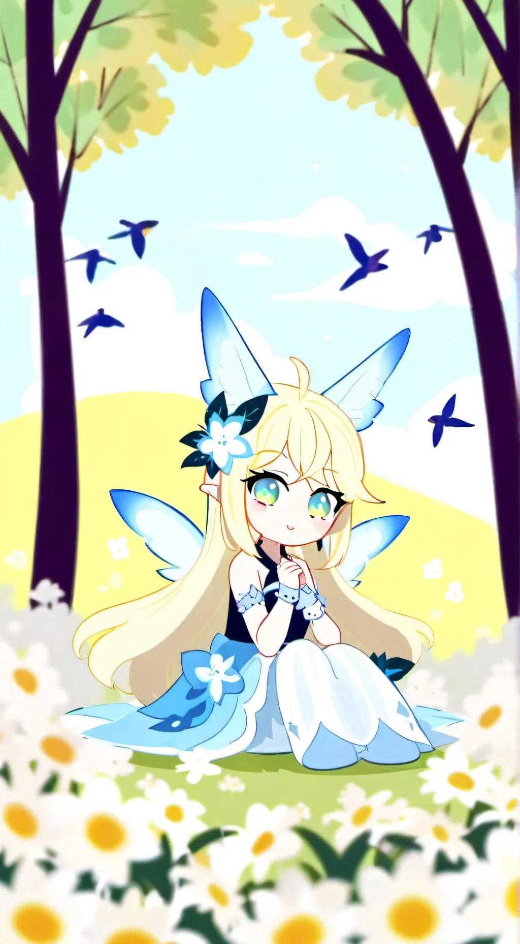 ai character: bella gassy  background
