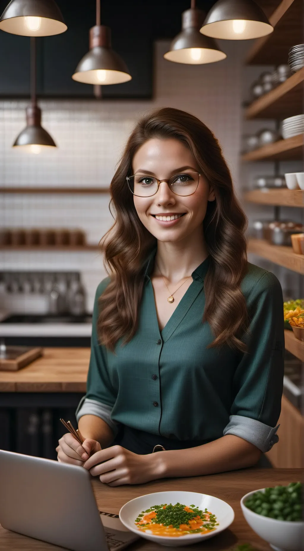 ai character: The Wellness Tycoon background