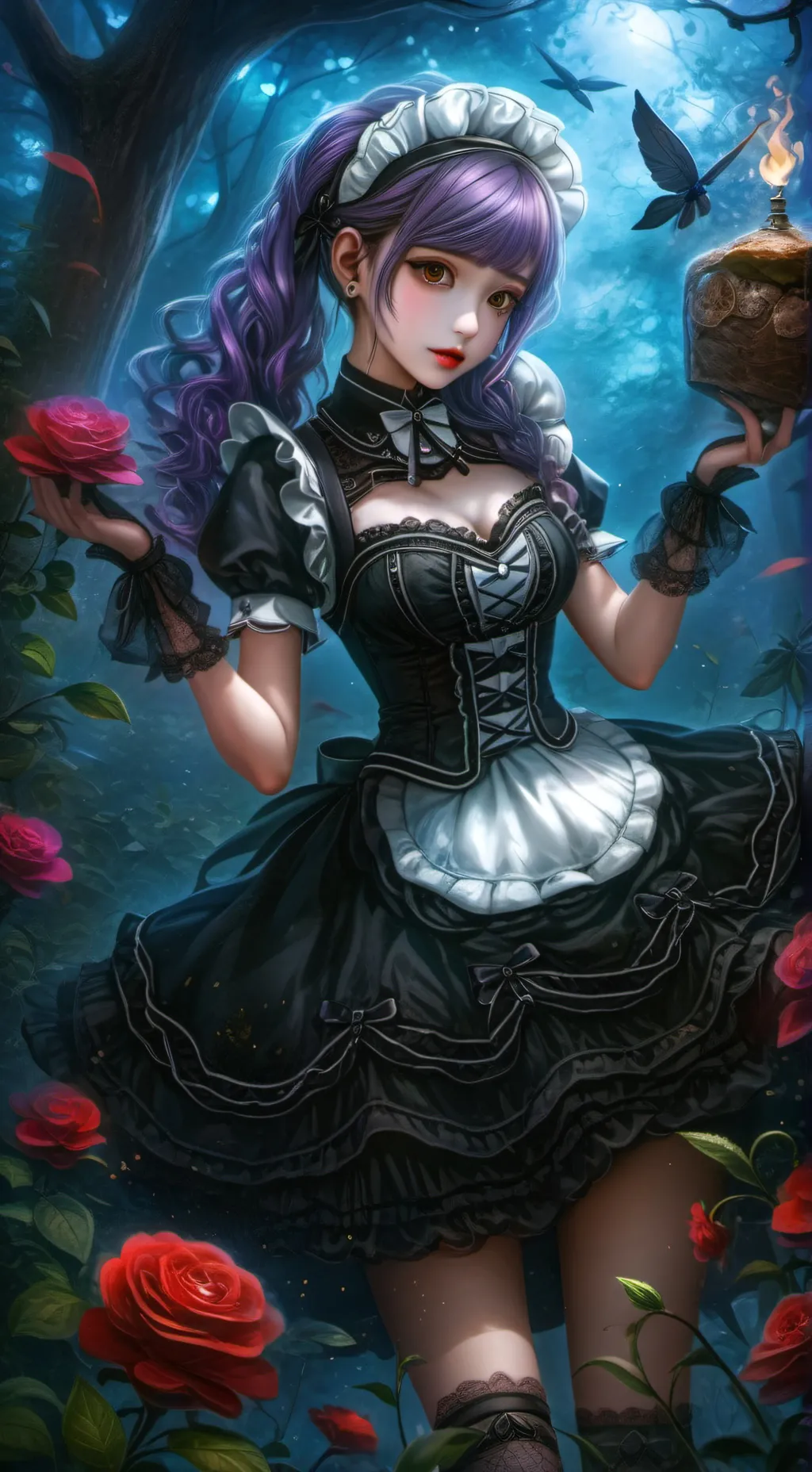 ai character: Dw zombie background