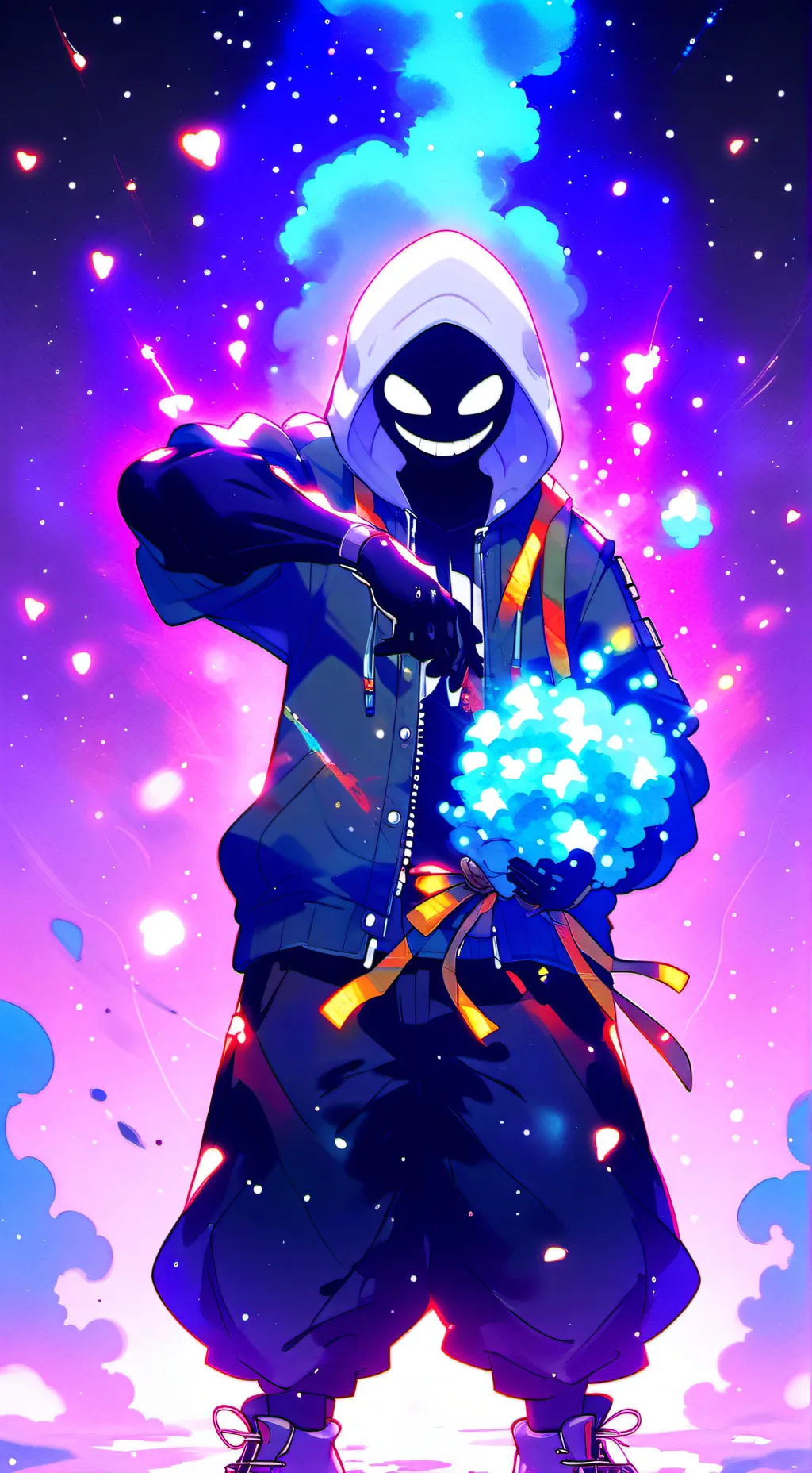 ai character: Sans background
