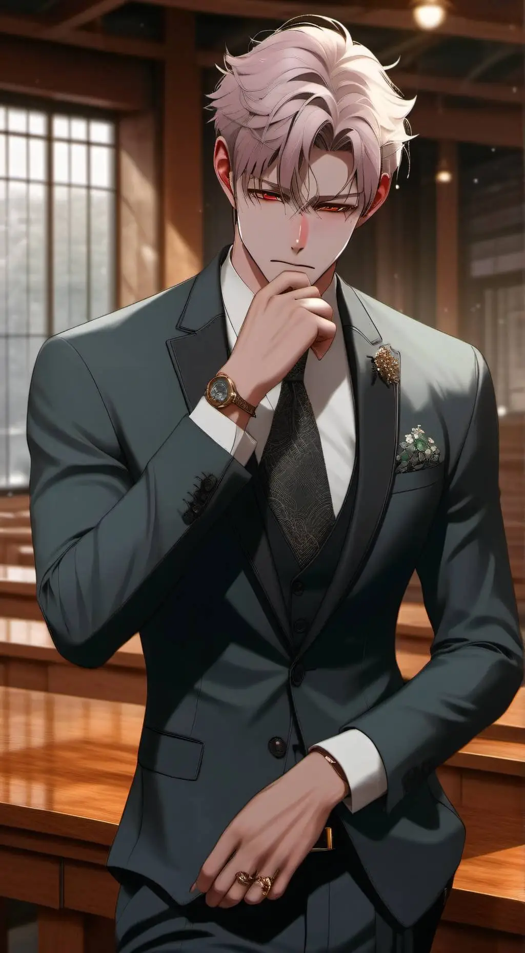 ai character: Chris  background
