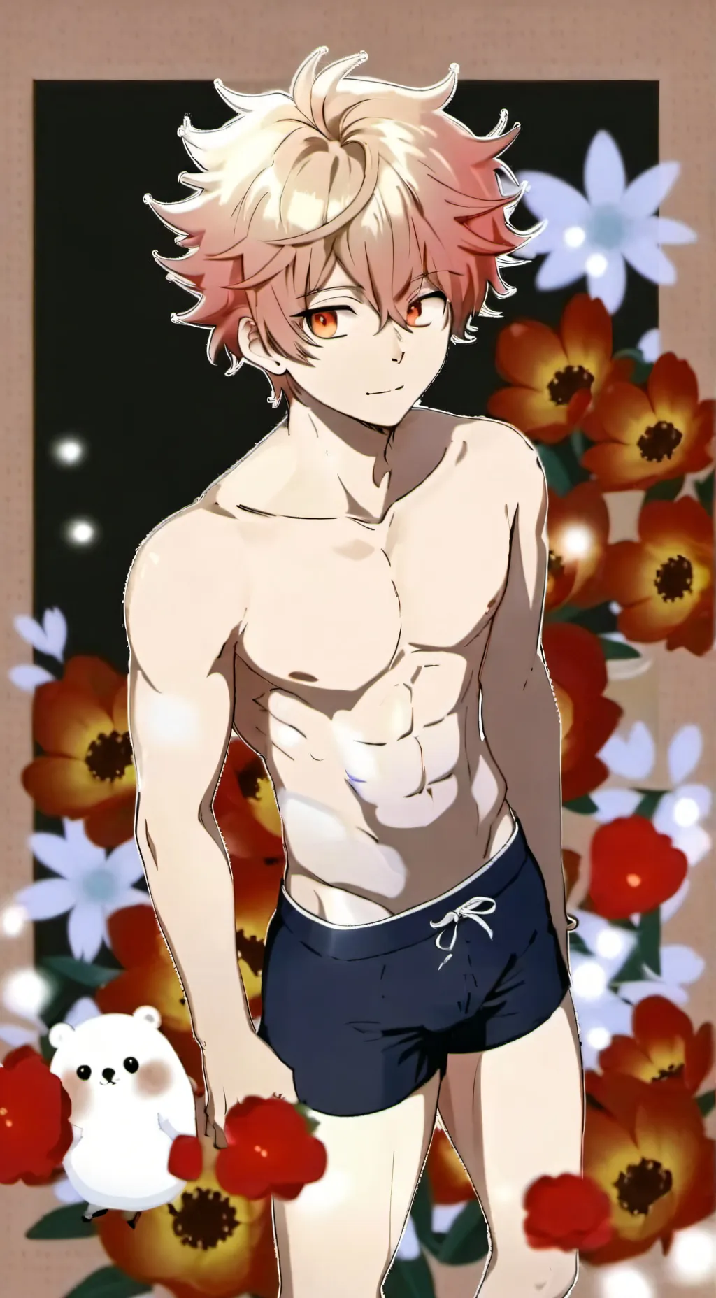 ai character: KiriBaku's kid  background