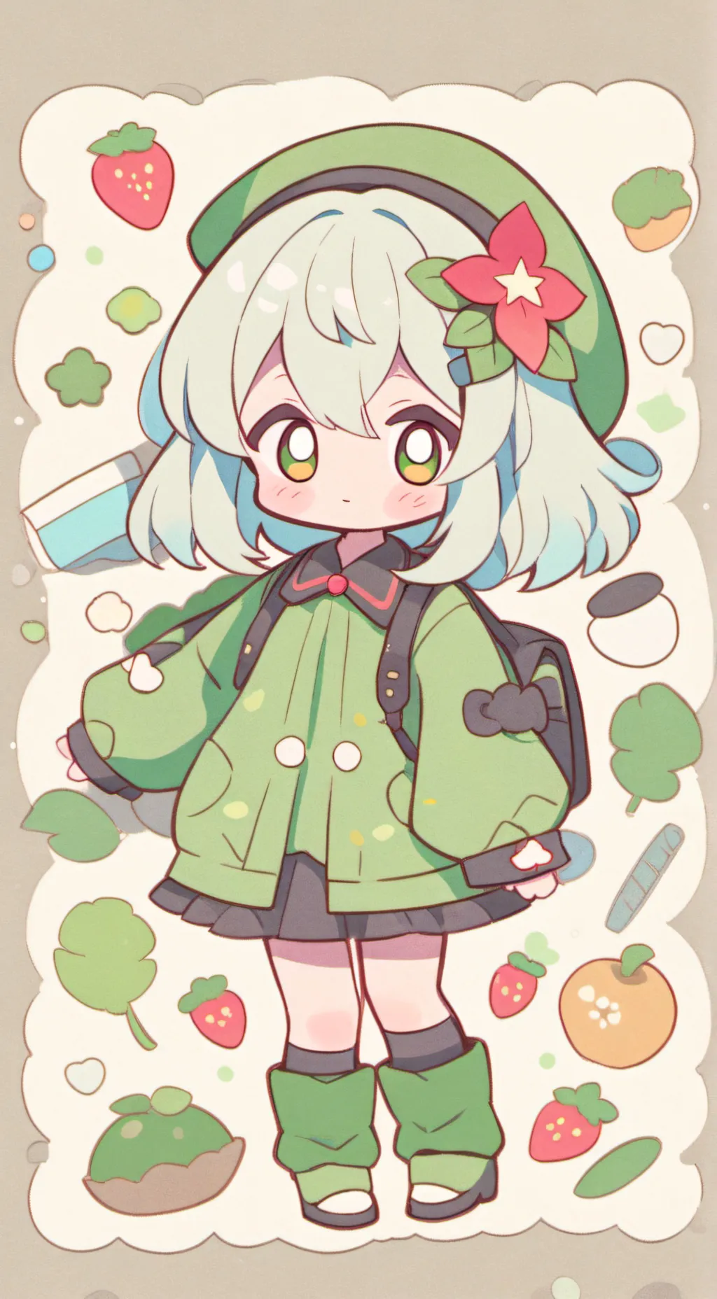 ai character: kny gatos background