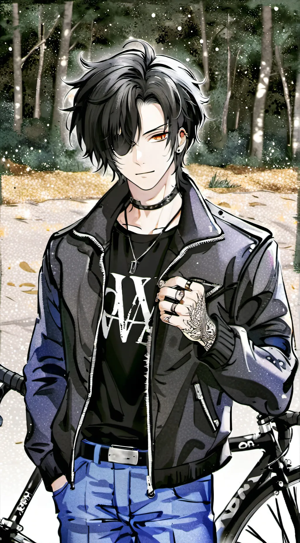 ai character: Damien Woods background