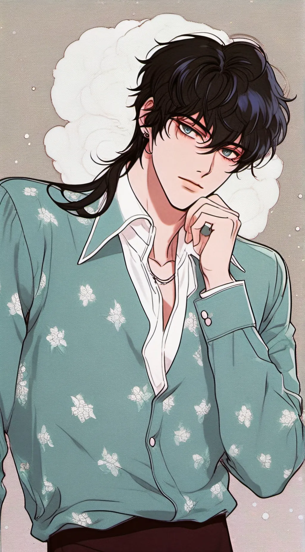 ai character: zen background