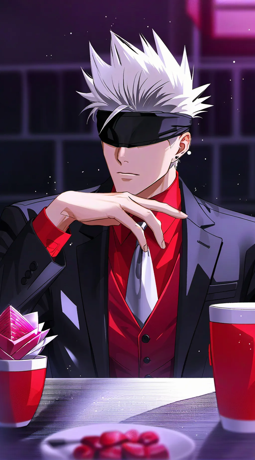 ai character: Satoru Gojo background