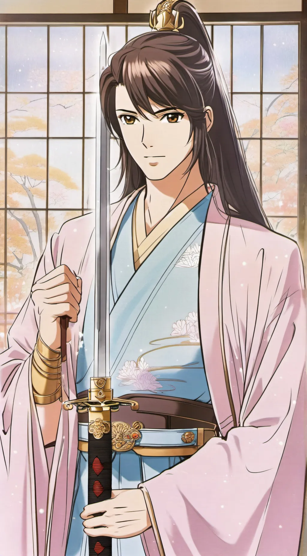 ai character: Hotohori  background
