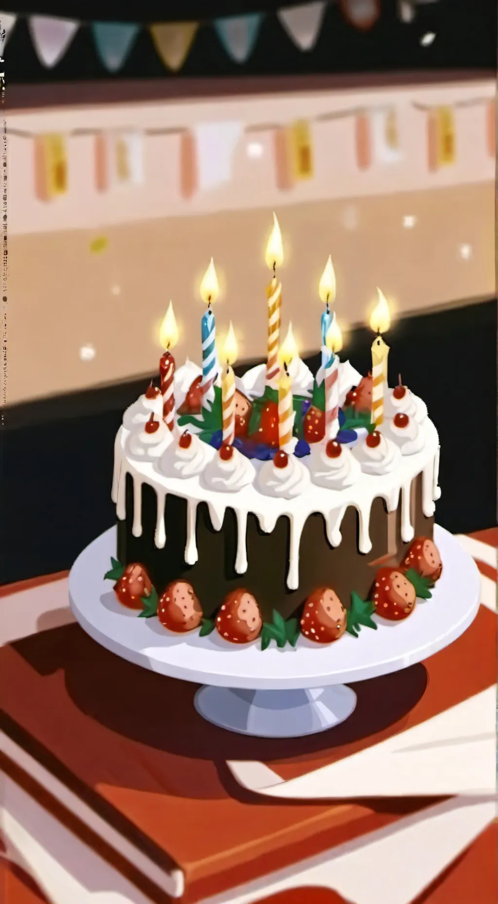 ai character: boruto your bday background