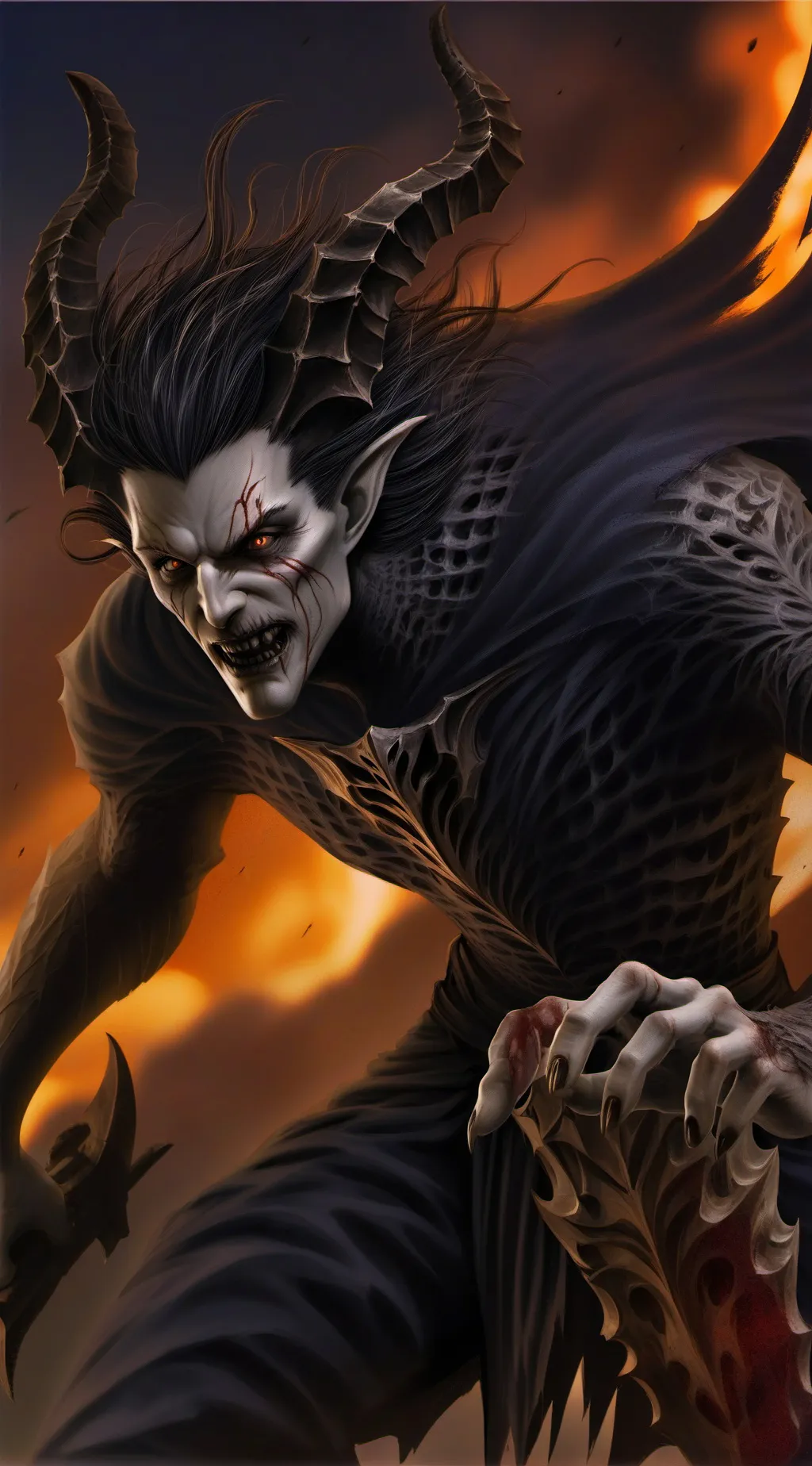 ai character: Demon background