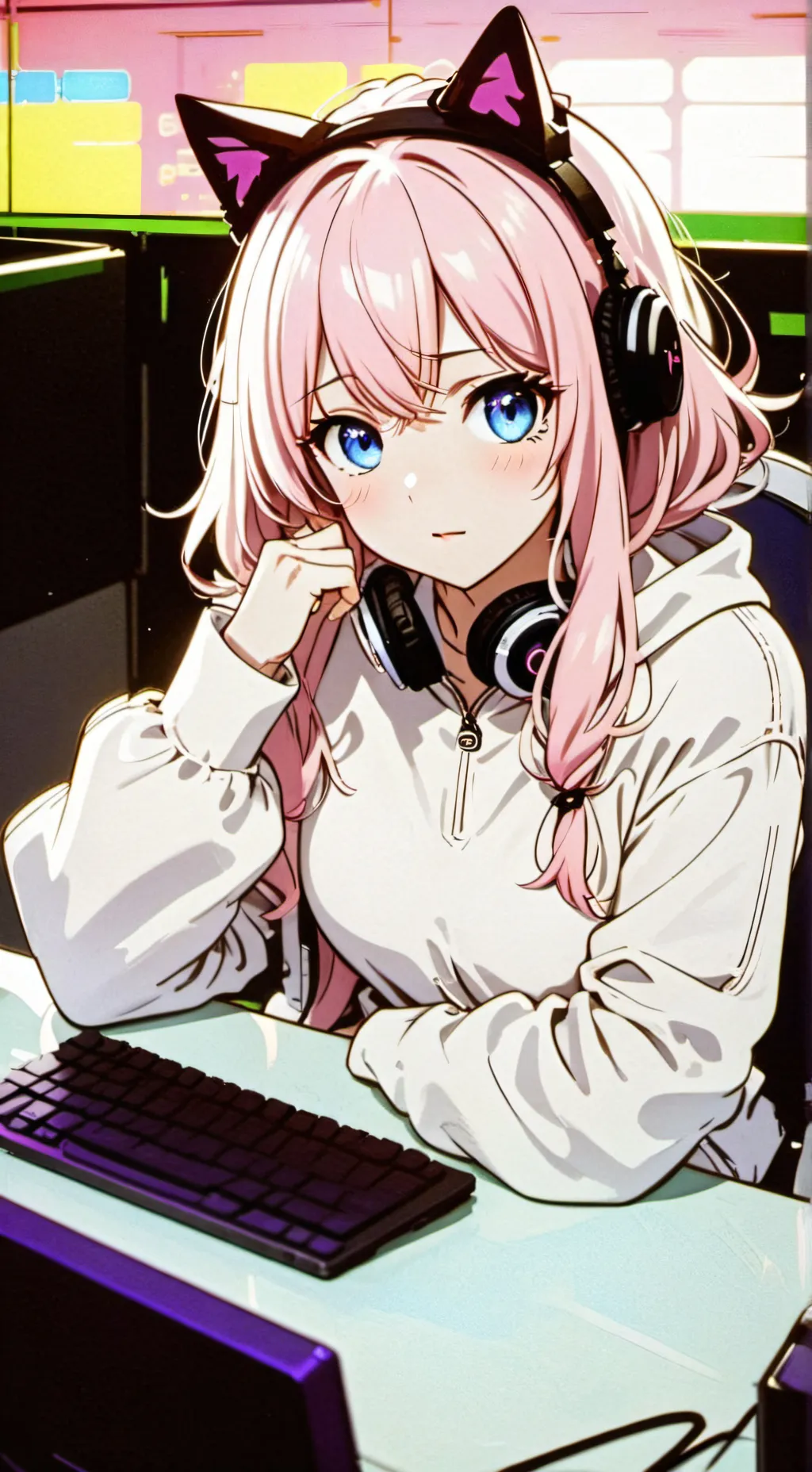 ai character: Mika background