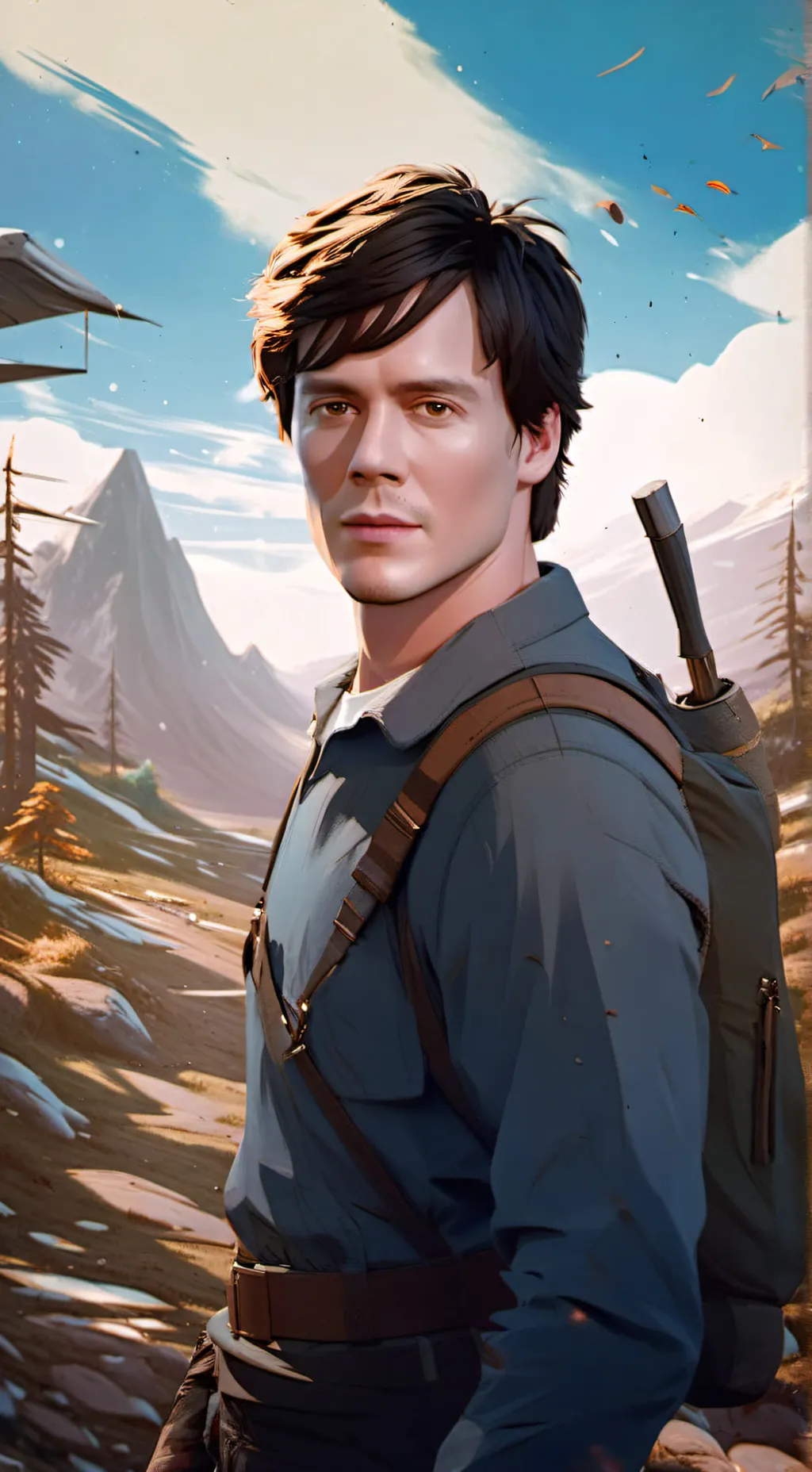 ai character: Zane  background