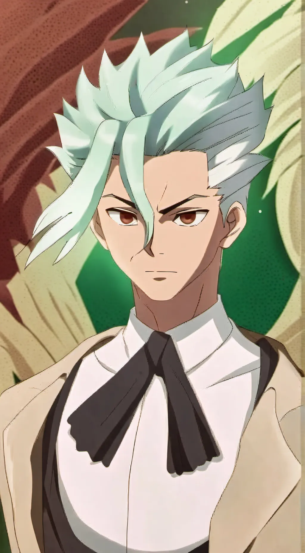 ai character: Senku Ishigami background