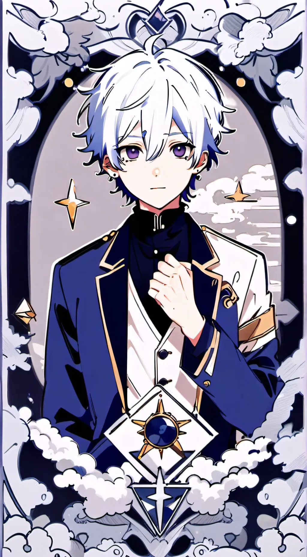 ai character: gen background