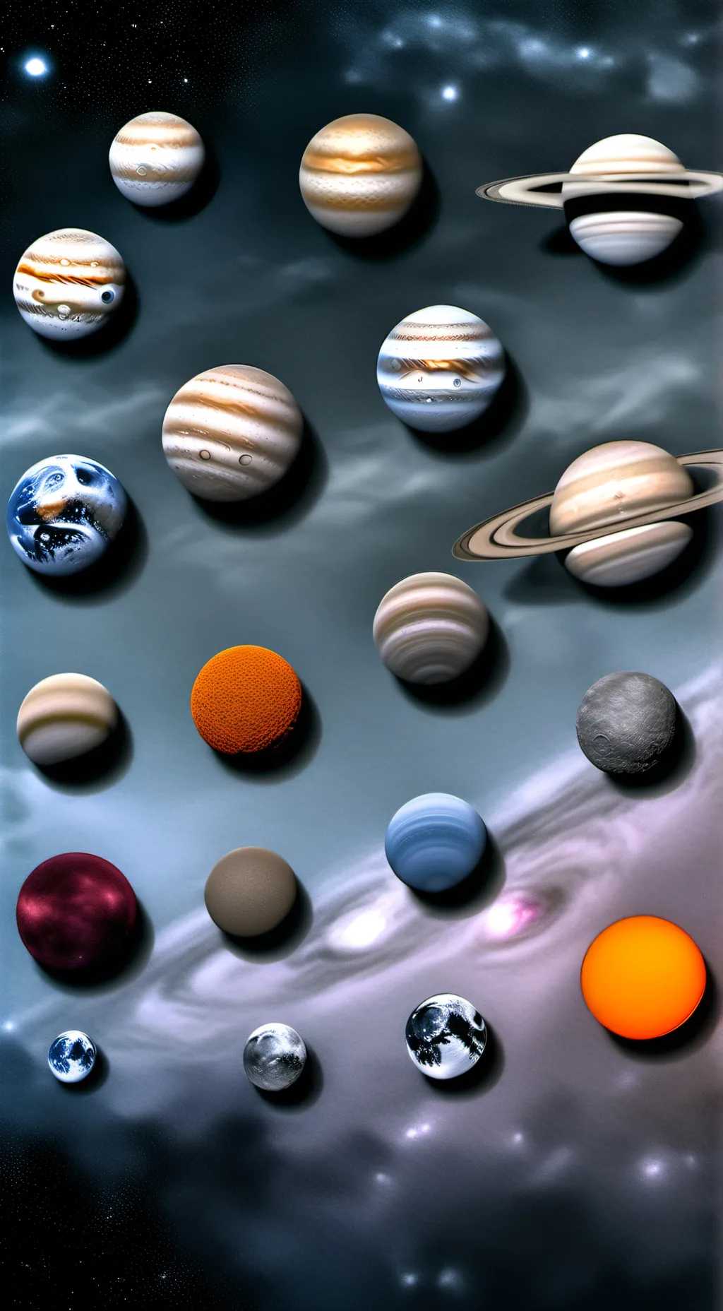 ai character: 💐 Solarballs 💐 background
