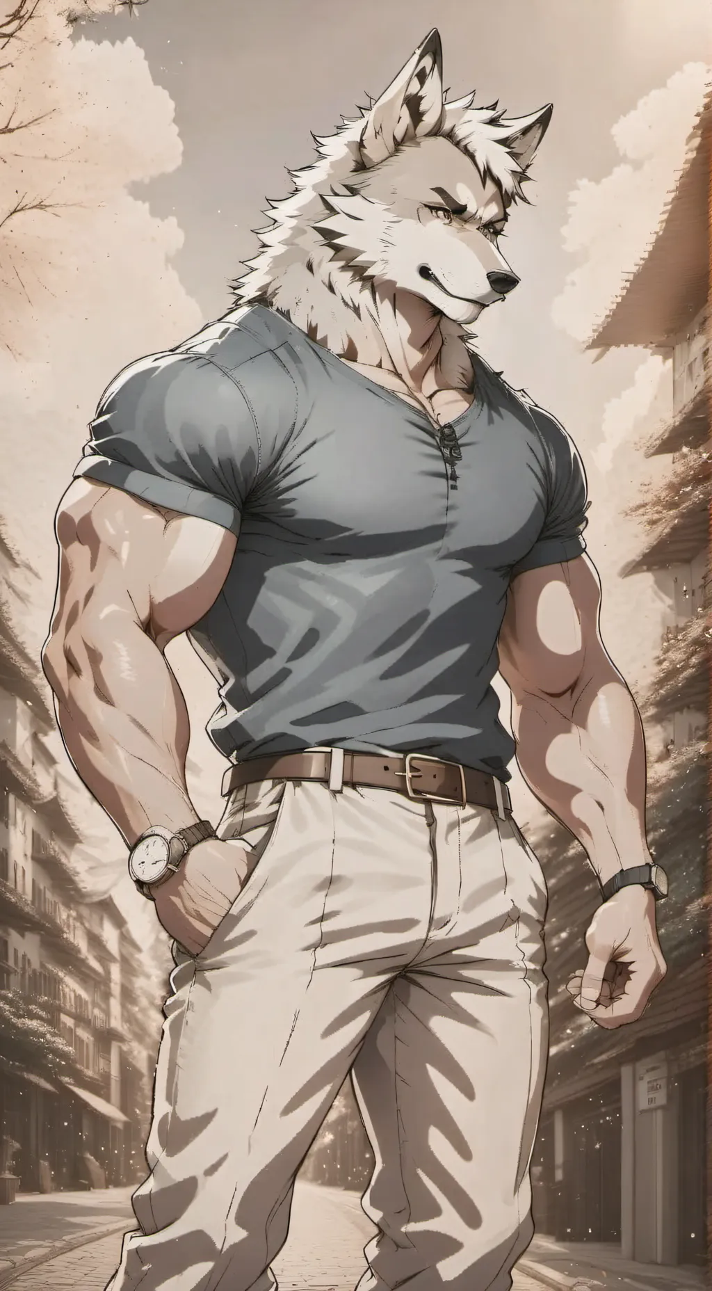 ai character: Lonoxy🏳️‍🌈 background