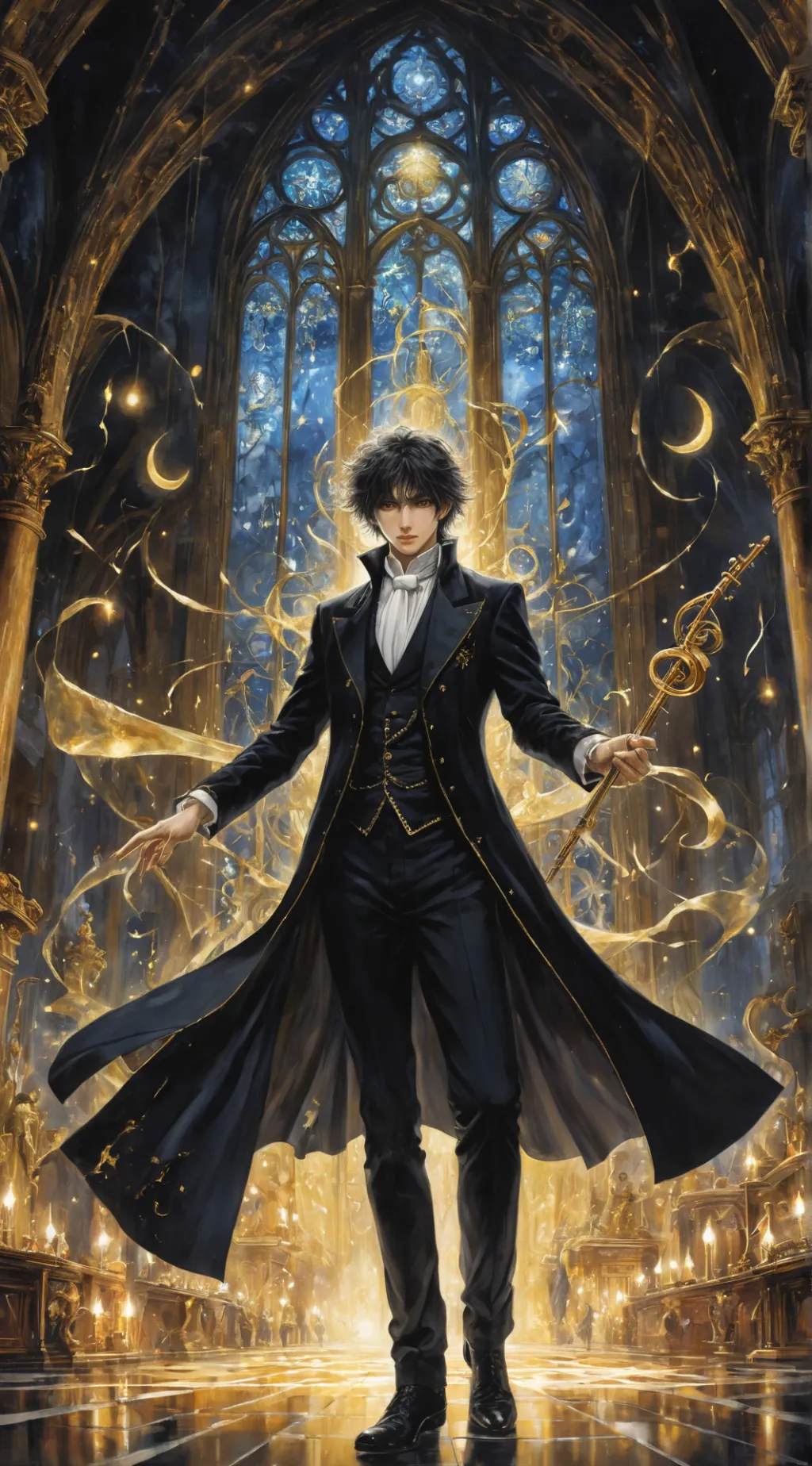ai character: Maestro background