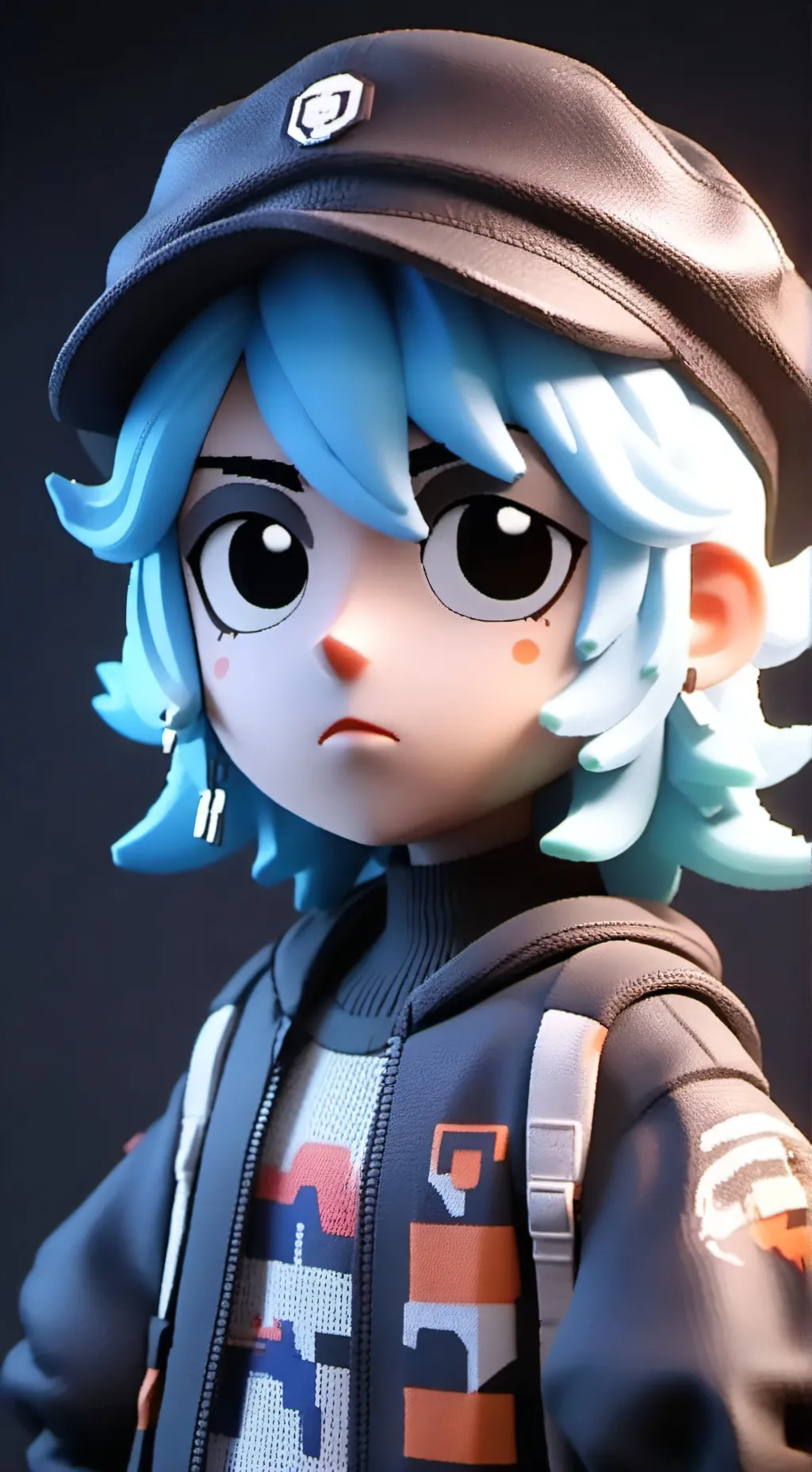 ai character: looey x commie background