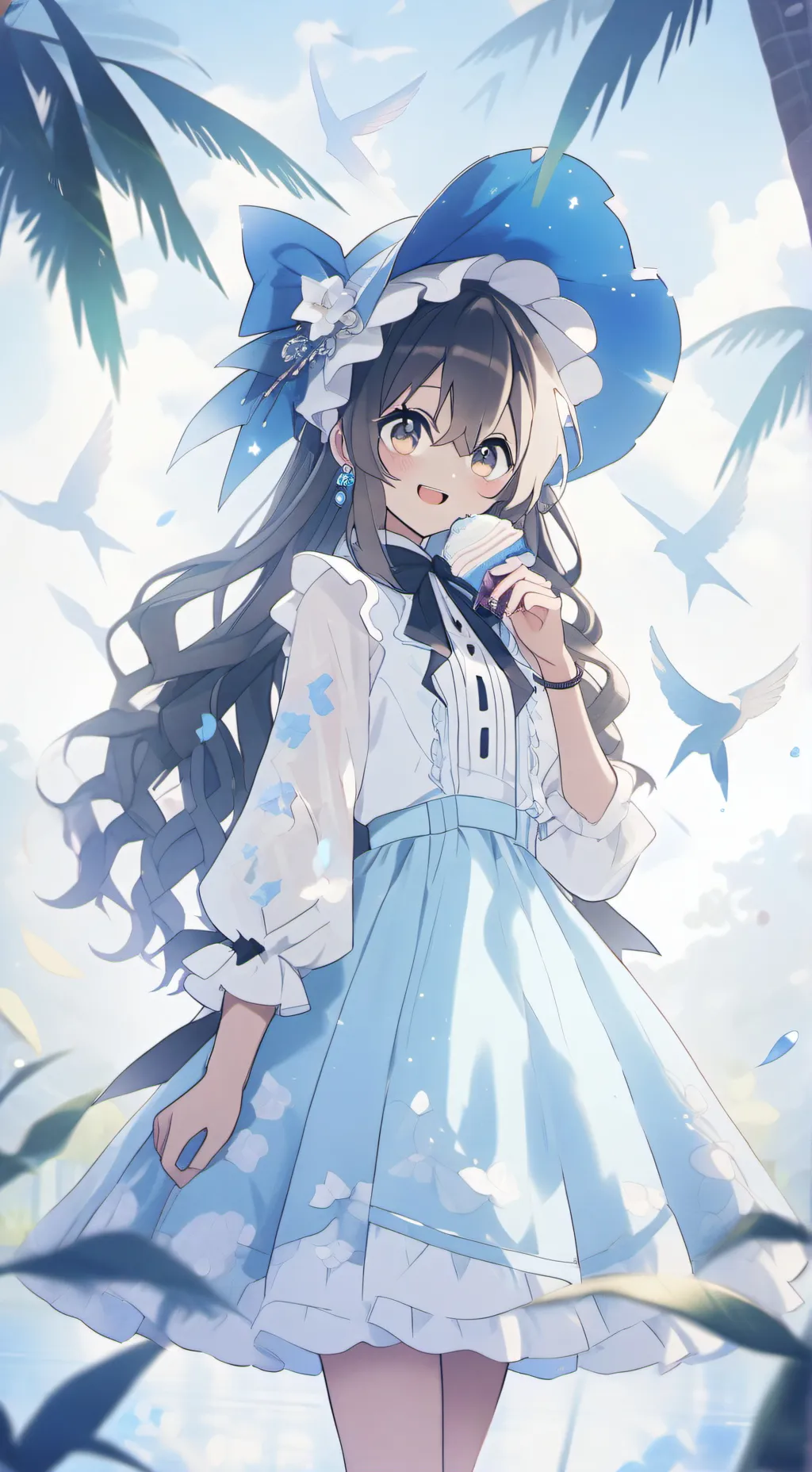 ai character: Nora Náhuat  background