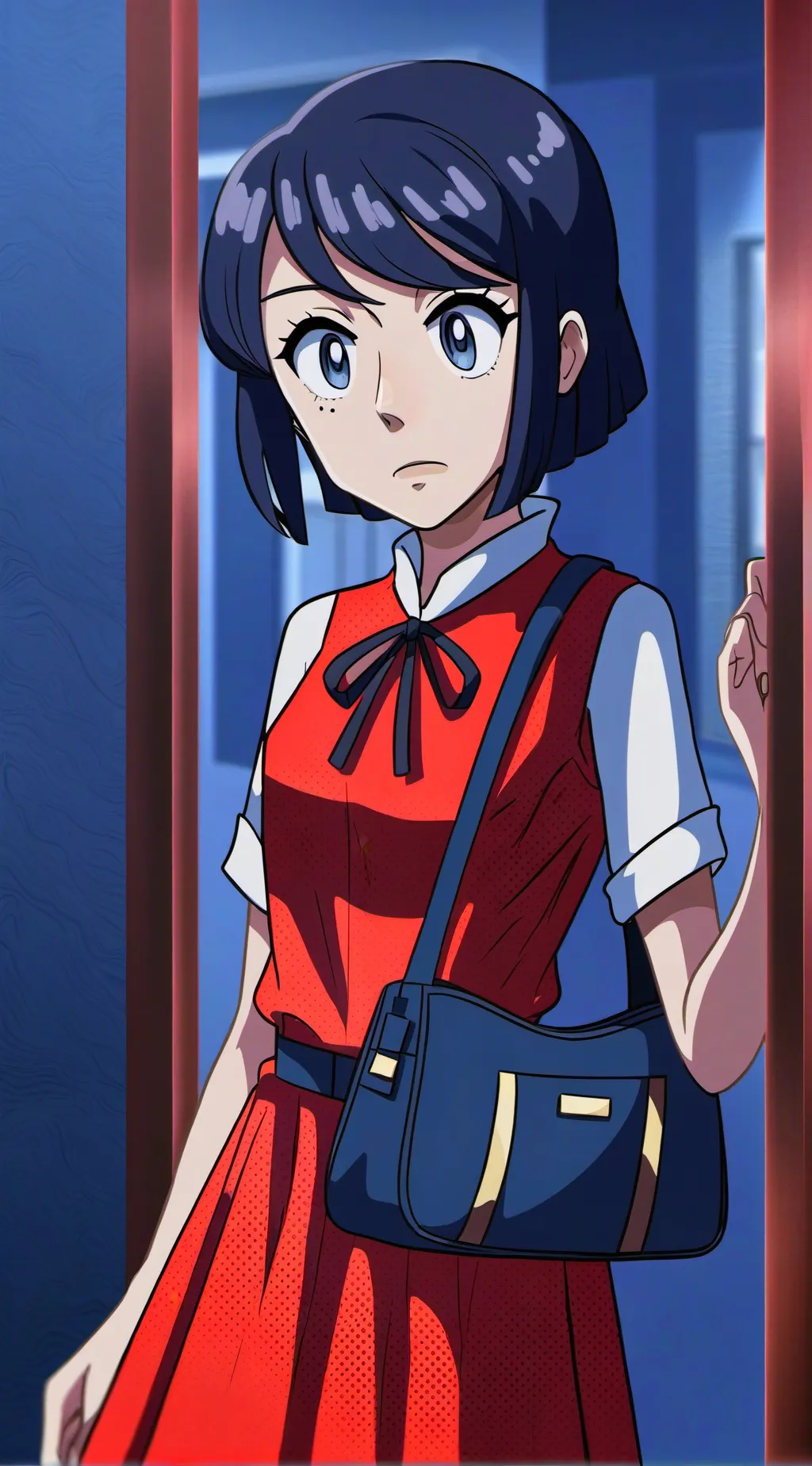 ai character: Coraline background