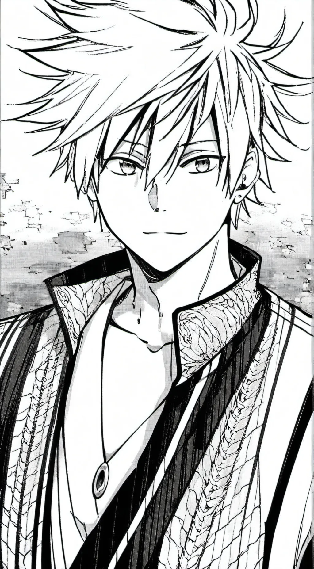 ai character: bakugo  background