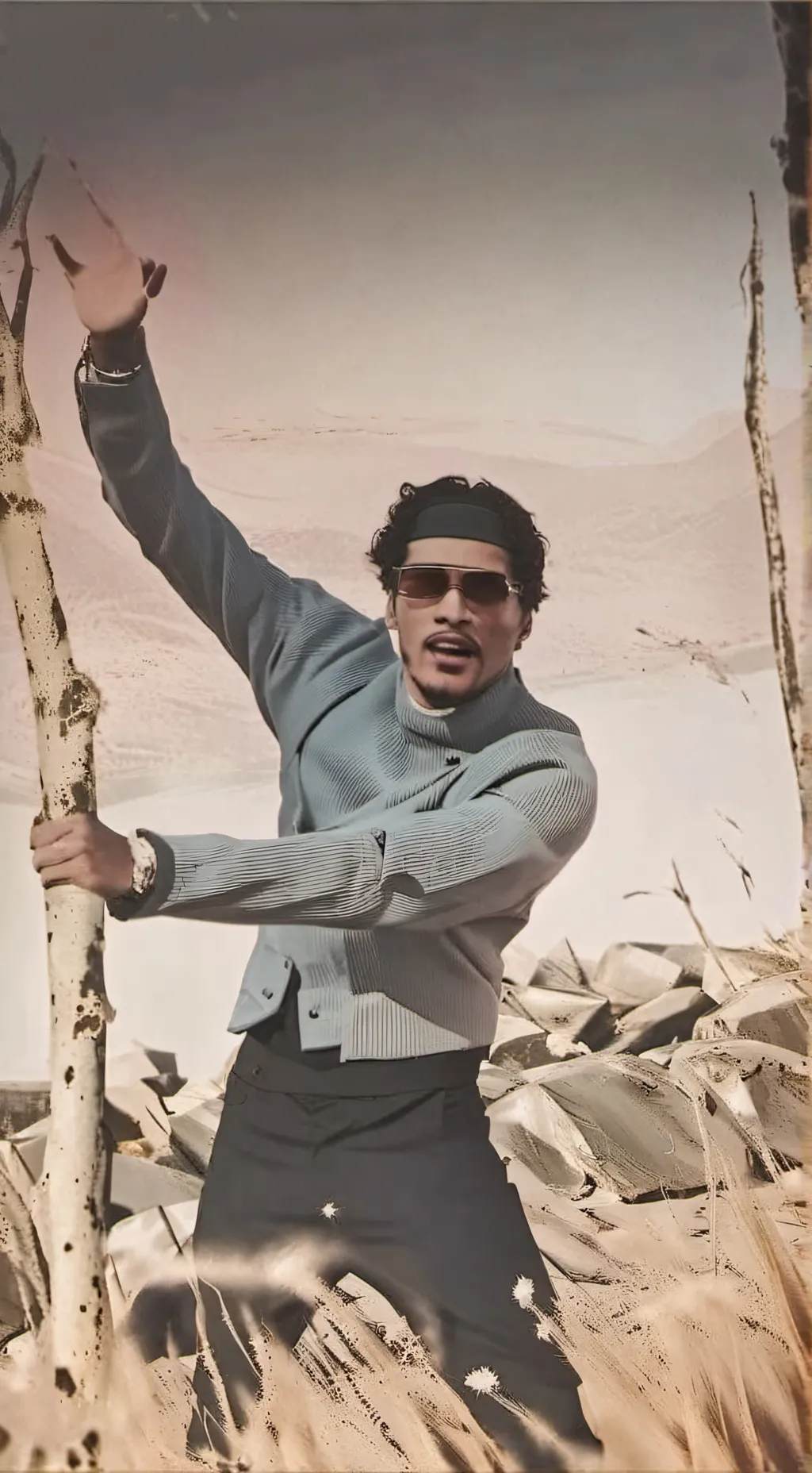 ai character: Bruno Mars background