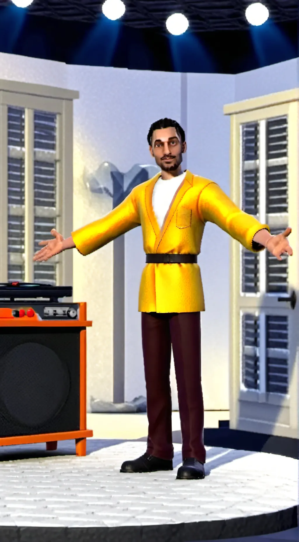 ai character: Rich Man background