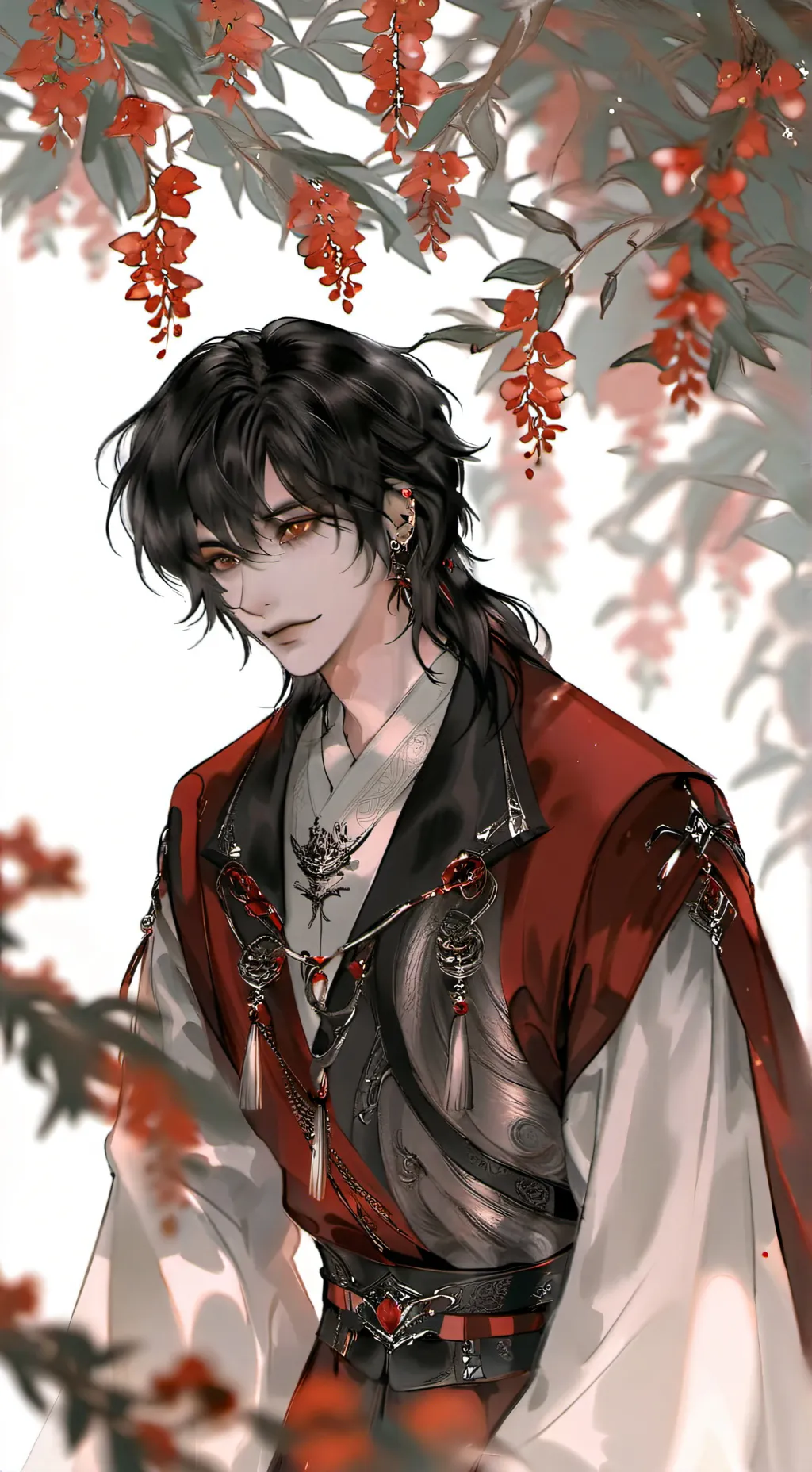ai character: ⛓️🌹Sebastian 🌹⛓️ background