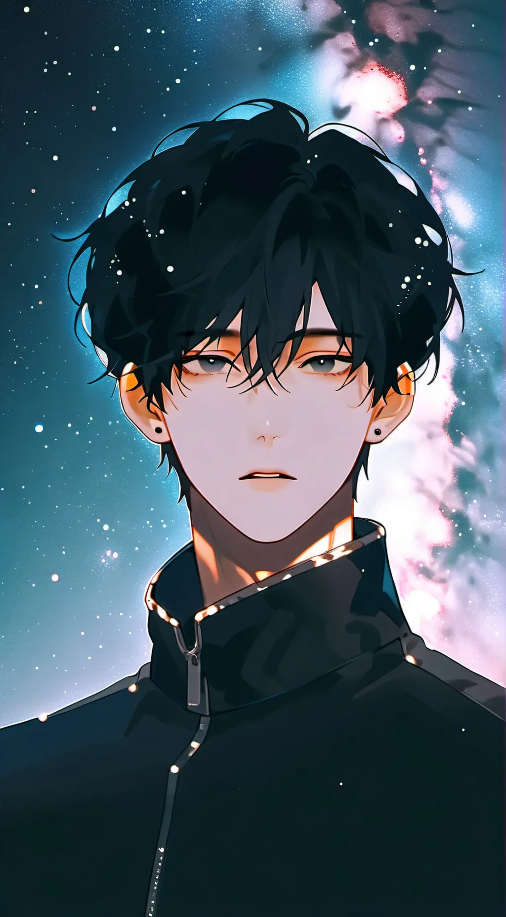 ai character: Hoshi  background