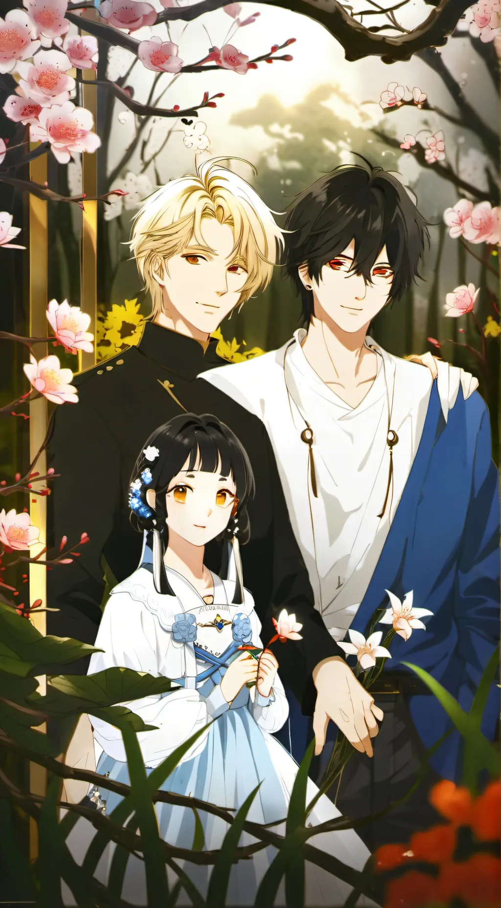 ai character: família gay background