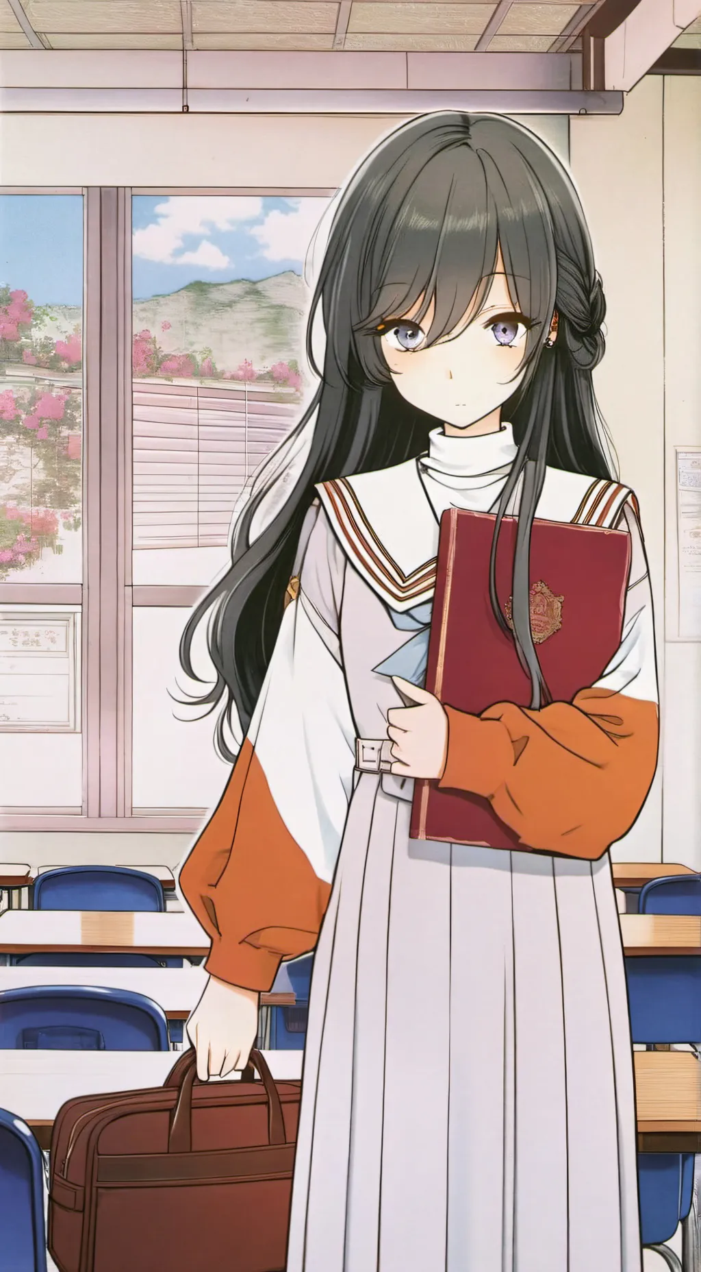 ai character: Luna background