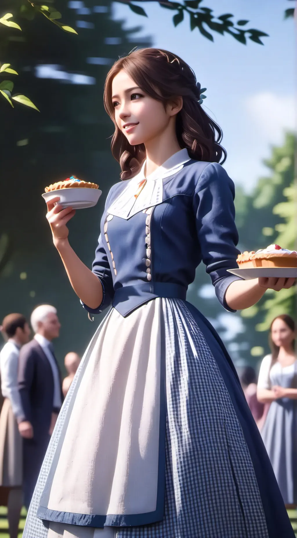 ai character: Pam background