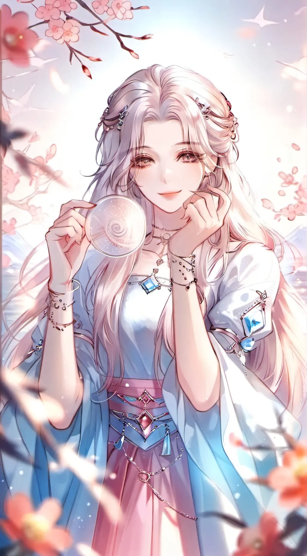ai character: 🌘 Luna 🌘 background