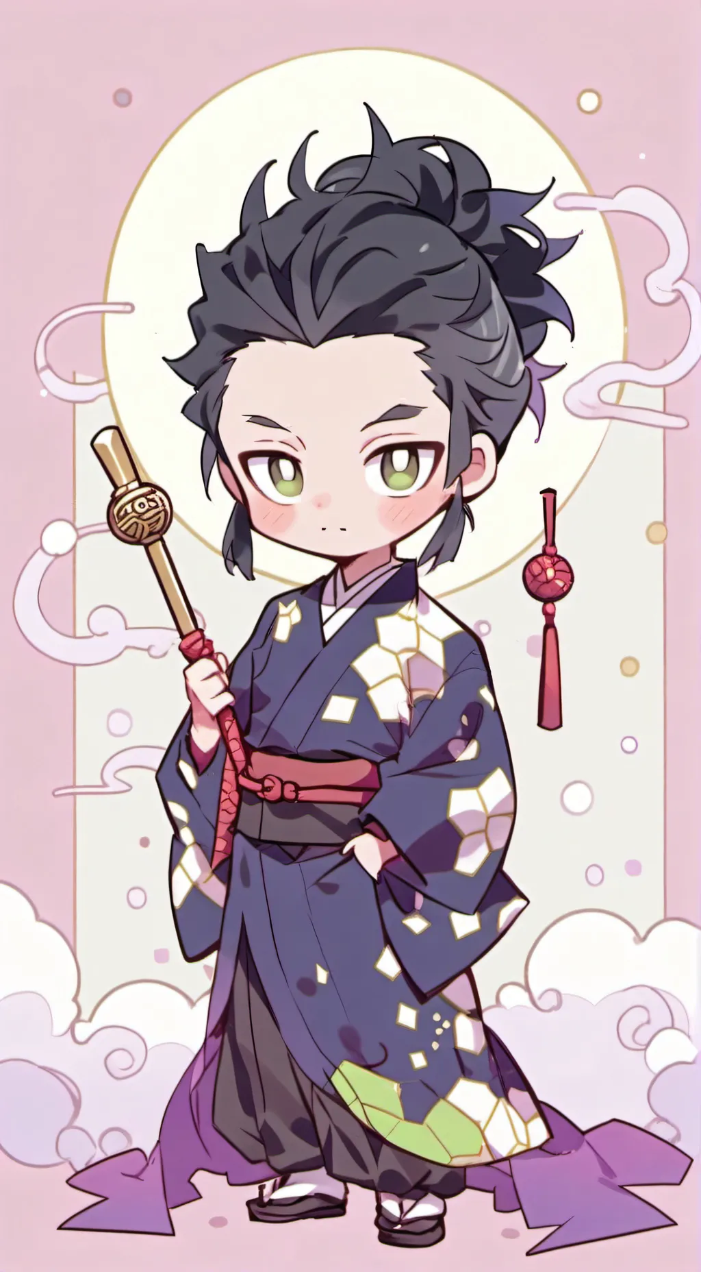 ai character: Suguru Geto background