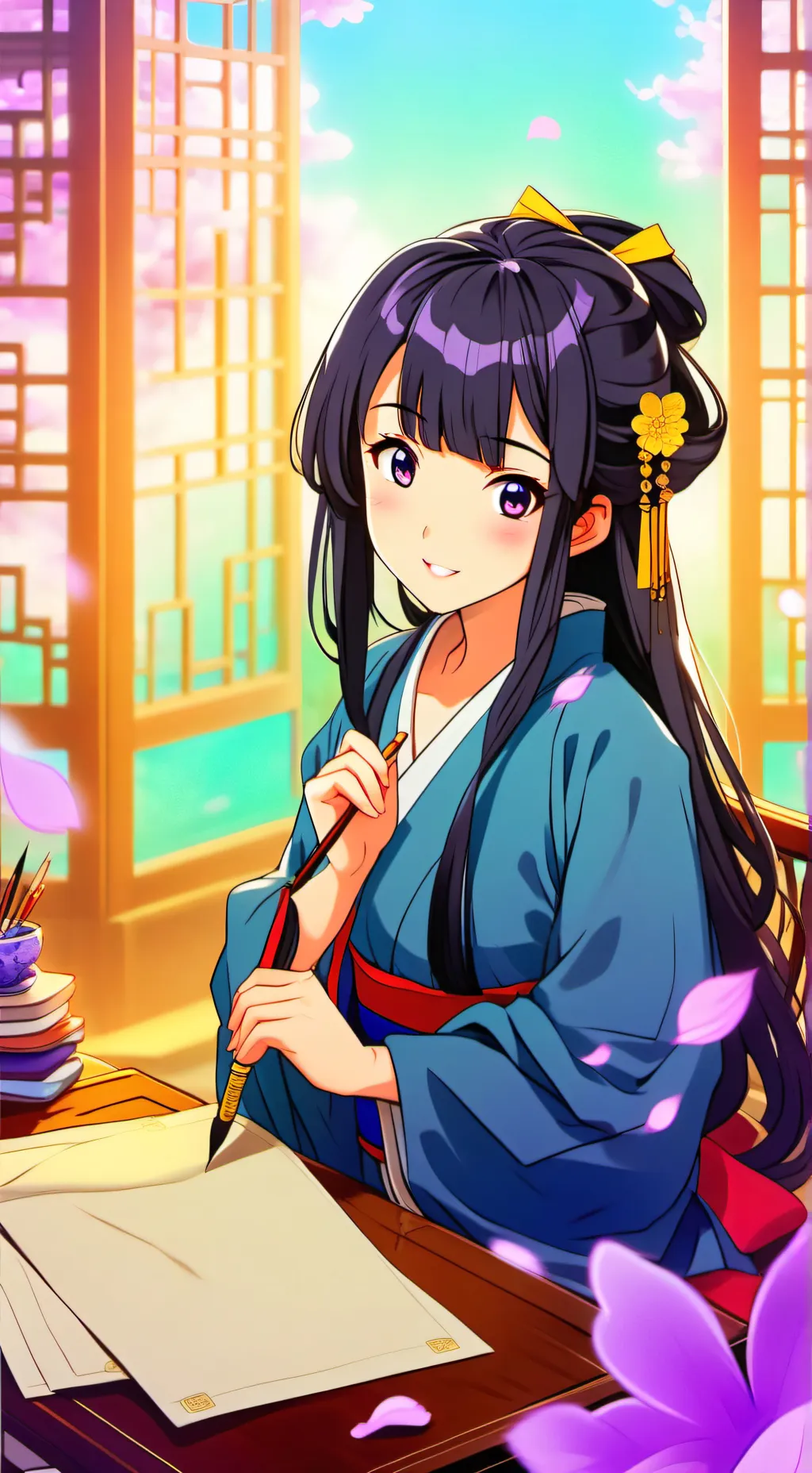 ai character: Miyuki background